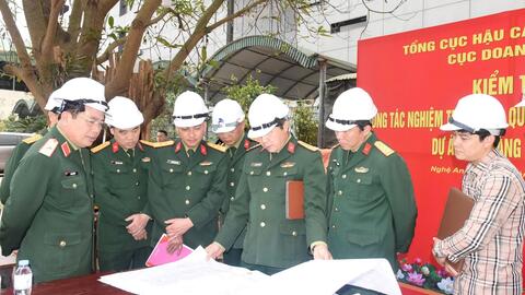 Cục Doanh trại kiểm tra dự án xây dựng Bảo tàng Quân khu 4