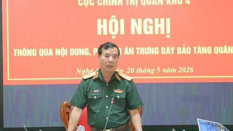 Hội nghị Thông qua nội dung, phương án trưng bày Bảo tàng Quân khu 4 (lần 2)